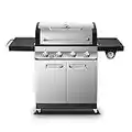 Dyna-Glo DGP483SSN-D Premier 4 Burner Natural Gas Grill, Stainless