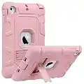 ULAK Coque iPad Mini 1 2 3, Étui Housse iPad Mini Protection Antichoc avec Support Coque pour Apple iPad Mini 1/2/3 (Or Rose)