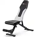 WINNOW Adjustable Weight Bench Foldable Home Exercise Gym Workout Bench Incline Decline Flat Bench Press for Full Body Workout