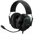 Black Shark Cascos Gaming con Acústica Abierta para PC, PS4, PS5, Xbox, Switch, Auriculares Gaming 295g Altraligero con Micrófono Cardioide Cancelación Ruido, Controladores de Sonido Envolvente 50 mm