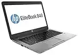 HP EliteBook 840 G1 Ordinateur Portable 14-inch (Intel Core i5-4200U, 8 Go de RAM, Disque SSD 240 Go, Windows 10 Professionnel) Noir (Reconditionné)