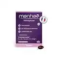 Manhaé - Complément Alimentaire Ménopause et Pré-Ménopause Sans Hormones - Confort & bien-être pendant la ménopause - Acide Folique, Omega 3,Zinc,Fer - 30 gélules - Cure de 1 mois - Fabriqué en France