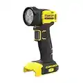 Stanley FATMAX Lampe torche Sans Fil 18V Lithium Ion Equipée de 3 LEDs 140 lumens Sans Batterie ni Chargeur Gamme FATMAX V20 SFMCL020B-XJ