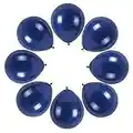 Maylai 50 Pack Navy Blue Balloons 12 Inch(Thick 3.2g/pc) for Wedding Birthday Party,Dark Blue Balloons Round Chrome Helium Balloons, Navy Balloons for Cowboy Party Decorations…