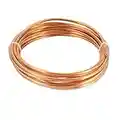 sourcing map Refrigeration Tubing, 1/8" OD x 5/64" ID x 9.8 Ft Soft Coil Copper Tubing