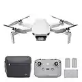 DJI Mini 2 Fly More Combo – Ultralight and Foldable Drone for Adults and Kids, 3-Axis Gimbal with 4K Camera, 12MP Photos, 31 Mins Flight Time, OcuSync 2.0 10km HD Video Transmission, QuickShots, Gray