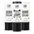 LM-Kreativ Socken Stopp Anti Rutsch Set (Set Schwarz, Weiß,Grau) - ABS Antirutsch, Sock Stop Creme, flüssige Sockensohle, Rutsch-Stop