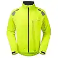 Ettore wasserdichte Atmungsaktive Herren Fahrradjacke Hohe Sichtbarkeit Hi-Vis - Gelb - Night Eagle II - M