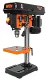 WEN 4206T 2.3-Amp 8-Inch 5-Speed Cast Iron Benchtop Drill Press,Black,Orange