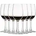 CREST [Set of 8, 12 Ounce] All-Purpose Wine Glasses, Classic