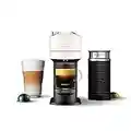 Nespresso Vertuo Next Coffee and Espresso Machine by De'Longhi with Milk Frother, 14 Ounces, White