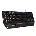 Logitech G910 Orion Spectrum mechanische Gaming-Tastatur, Taktile Romer-G Switches, RGB-Beleuchtung, 9 Programmierbare G-Tasten, Anti-Ghosting, ARX-Zweitbildschirm, Deutsches QWERTZ-Layout - Schwarz