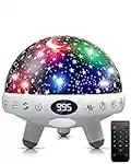 Night Lights for Kids Room with Sound Machine Baby Night Light Star Projector White Noise Machine for Baby Sleeping Soother Nursery Boys Girls Bedside Lamp 29 Soothing Sounds Remote Control Timer