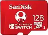 SanDisk 128 GB microSDXC Tarjeta de memoria para Nintendo Switch, hasta 100 MB/s UHS-I Class 10 U3