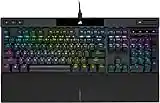 Corsair K70 RGB PRO Wired Mechanical Gaming Keyboard (Cherry MX RGB Red Switches: Linear and Fast, 8,000Hz Hyper-Polling, PBT Double-Shot PRO Keycaps, Soft-Touch Palm Rest) QWERTY, NA - Black