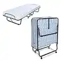 Milliard Lightweight Folding Cot with Mattress 31"x75" (not Intended for Heavy Duty use)