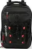 Columbia Unisex's 44-27107-09-79 Diablo Creek Backpack Diaper Bag, Black/Red, 10.8x7.13x17 Inch (Pack of 1)