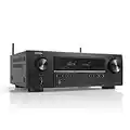 Denon AV Receiver 8K 5.2ch, Home Cinema Amplifier, Alexa Compatible, Dolby DTS-HD, Bluetooth, AirPlay 2 and HEOS Built-in Multiroom Audio - AVC-S660H