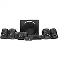 Logitech Z906 5.1 Sistema de Altavoces Sonido Envolvente THX, Certificado Dolby&DTS, 1000 W de Pico, Multi-Dispositivos, Entradas Audio Múltiples, Enchufe EU, PC/PS4/Xbox/TV/Móvil/Tablet, Color Negro