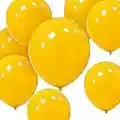 Yellow Balloons 12 inch 50 Pack Strong Thicken Yellow Latex Balloons Round Helium Balloon For Birthday Kids Party Weddings Decorations Supplies(Yellow balloons, 50 PCS 12 inch)