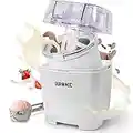 Duronic IM540 Macchina per gelati 1.5 L - Gelatiera ad accumulo – Ciotola inclusa - Ideale per sorbetti Frozen yogurt e gelato artigianale fatto in casa