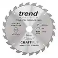 Trend CraftPro General Purpose TCT Saw Blade for Einhell & Scheppach Table Saws, 250mm x 24 Teeth x 30mm Bore, Tungsten Carbide Tipped, CSB/25024