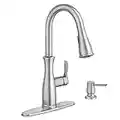 MOEN Nellis - Miscelatore monocomando estraibile per lavello con reflex in acciaio inox