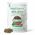 healthybud Raw Dog Food Freeze Dried Beef Bites, Grain Free Dehydrated Small Chewy Bites, Dry Dog Treats & Toppers, Human Grade High Protein Puppy Food for All Breeds and Sizes, 14.1 Ounces