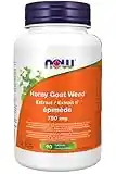 NOW Horny Goat Weed 750 Mg Tablets, 90 Count