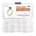 ELETIUO Ring Size Adjuster for Loose Rings - 60Pack, 2 Styles, Ring Guard, Ring Sizer, 10 Sizes Fit for Man and Woman Ring