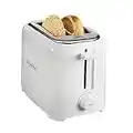 Proctor Silex 22216PS Toaster with Wide Slots & Toast Boost, 2-Slice, White