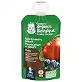 GERBER ORGANIC PURÉE Apple Blueberries Spinach, Baby Food, Meal, 6+ months, 128 ml, 12 Pack, Packaging May Vary