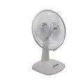 Solis Ventilateur de Table 746 - Petit Ventilateur - Compact et Puissant - Ventilateur Silencieux - 3 Niveaux de Vitesse - 46 cm - Blanc