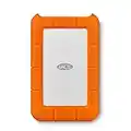 LaCie Rugged Mini, 2TB, 2.5", Portable External Hard Drive, for PC and Mac, Shock, Drop and Pressure Resistant (LAC9000298)