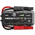 NOCO Boost HD GB70 2000 Amp 12-Volt UltraSafe Lithium Jump Starter Box, Car Battery Booster Pack, Portable Power Bank Charger, and Jumper Cables for up to 8-Liter Gasoline and 6-Liter Diesel Engines