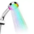 TankerStreet Color Changing Shower Head Led Light Glowing Automatic 7 Colors Changing Handheld Sensing Faucet Safe Beautiful and Practical Nozzle Bathroom Decoration 26.3x9.2x6.5cm