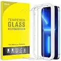 JETech Screen Protector for iPhone 13 Pro Max 6.7-Inch, Tempered Glass Film with Easy-Installation Tool, 2-Pack