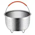 Steamer Basket for Instant Pot, Vegetable Steamer Basket Stainless Steel Steamer Basket Insert for Pots (3qt)