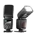 PHOTOOLEX Flash Speedlite per Canon Nikon Sony Panasonic Olympus Fujifilm Pentax Sigma Minolta Leica e Altre SLR Digitale Film SLR Videocamere e Fotocamere Digitali con Single-Contact Hot Shoe