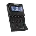 ANSMANN Powerline 4 Ultra AA, AAA, C, D 1.2V Battery Charger For NiMH, NiCd & Li-Ion Round Cell Rechargeable Batteries with USB Port | With UK & EU Plugs | Fast Charger to Charge & Discharge Batteries