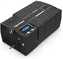 CyberPower BR1200ELCD-UK BRICs Serie, 1200 VA/720 W, 6 UK-Steckdosen (nur 3 Überspannungen, 3 UPS und Überspannungs), 1 USB-Ladeanschluss, AVR, Backsteinformat