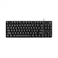 Logitech G413 TKL SE Clavier Gamer Mécanique - Rétroéclairé avec Switches Mécaniques Tactiles, Anti-Ghosting, Compatible avec Windows, macOS, Français AZERTY - Noir