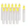 ORIA LED Bougies Effilées, 12PCS Bougies Flottantes Harry Potter, Scintillement Sans Flamme pour Décorations de Mariage de Fête de Noël