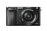 Sony A6000 Interchangeable Lens Digital Camera with SELP1650 Lens Kit - Black (24.3MP)