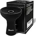 BudPro Hookah Bowl - Silicone 1 Hole Phunnel Bowl - Black Shisha Bowl