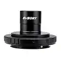 Svbony SV124 Adaptador Camara Telescopio 0.965" Adaptador T2 y Tubo Extensión Anillo T Compatible con Nikon