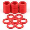 LUTER 40Pcs Garden Hose Washers Rubber Washers Seals Ring Heavy Duty Hose Gasket Fit All Standard 3/4" Garden Hose(Red)