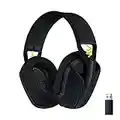 Logitech G435 LIGHTSPEED Kabelloses Bluetooth-Gaming-Headset, Leichte Over-Ear-Kopfhörer, Integrierte Mikrofone, 18h Akku, Kompatibel mit Dolby Atmos, PC, PS4, PS5, Handy, Nintendo Switch - Schwarz