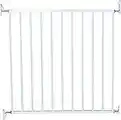 BabyDan Aarhus Basic Metal Safety Stair Baby Gate 72cm - 78.5cm. White. Made in Denmark.