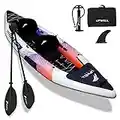 Inflatable Kayak Fishing Boat Kayaks Canoe 2 Person Kayak Kids Kayak Kyake/Boat 1 Person Foldable Kayak Inflatable Kayak 1 Person Pedal Boat Inflatable Kayak 2 Person Adult, Gonflable Grey